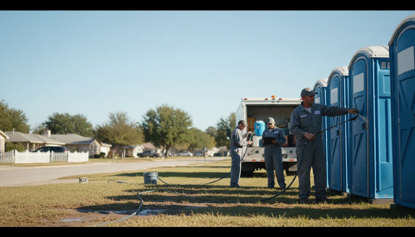 Long-Term Portable Toilet Rental in Poulan, GA near me